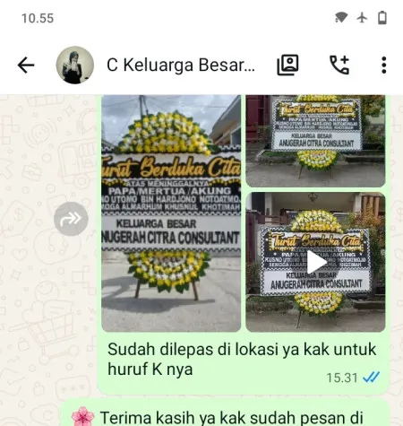 Pengiriman Papan Bunga Duka Wangunrejo Banyuurip