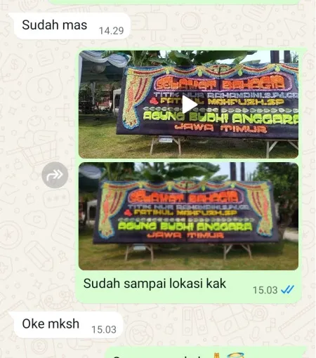 Pengiriman Papan Bunga Wangunrejo Banyuurip